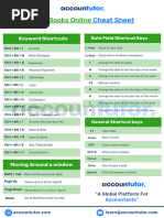 QuickBooks Keyboard Shortcuts Guide | PDF | Control Key | Keyboard Shortcut