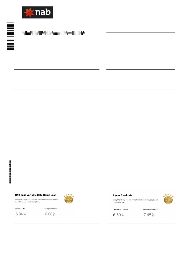NAB Account Statement Summary | PDF | Credit Card | Debits And Credits
