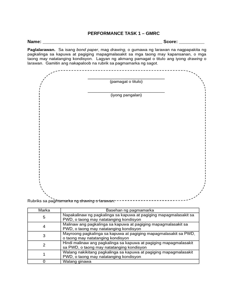 Summative Performance Q3 English | PDF