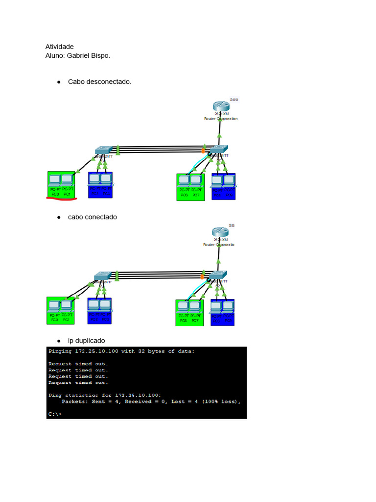 Configuração de Rede e Segurança em VLANs | PDF
