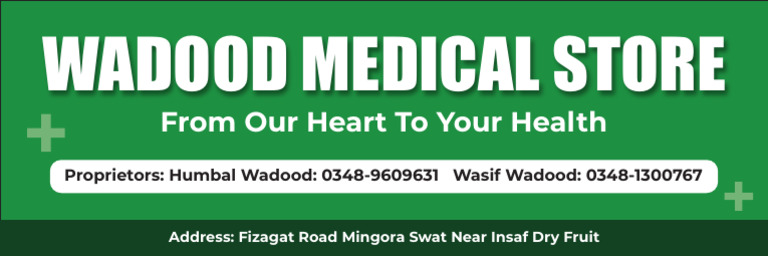 Wadood Medical Store: From Our Heart To Your Health | PDF