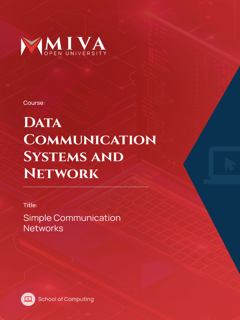 Data Communication Systems Overview | PDF | Computer Network | Network ...
