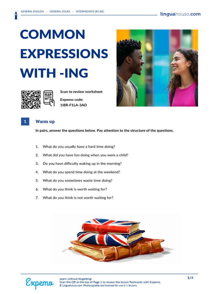 Common -ing Expressions for English Learners | PDF