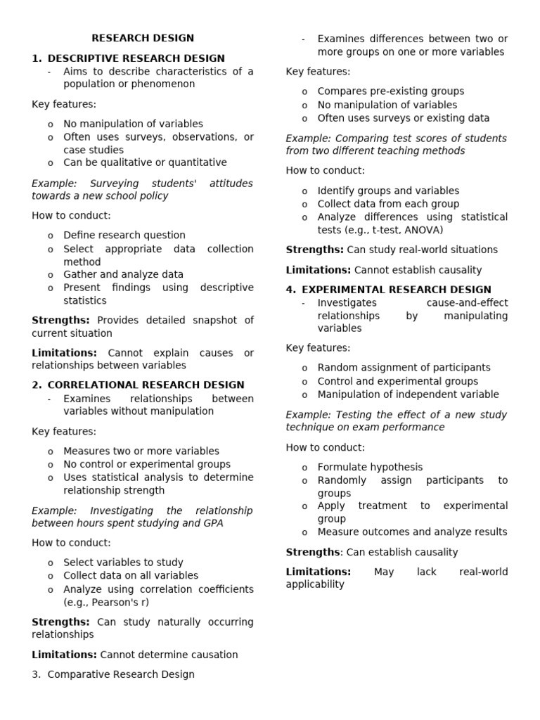 Research Design and Sampling Methods | PDF | Sampling (Statistics ...