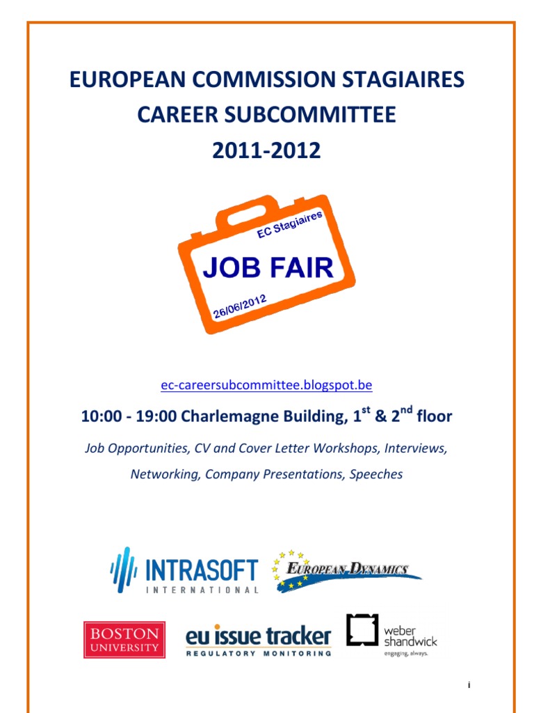 The Job Fair Booklet | PDF | European Union | Competence (Human Resources)