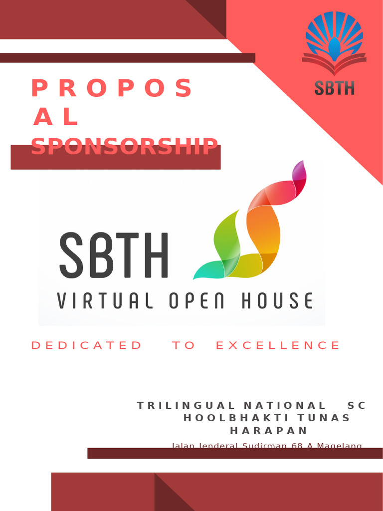 Proposal Sponsorship Open House SBTH | PDF