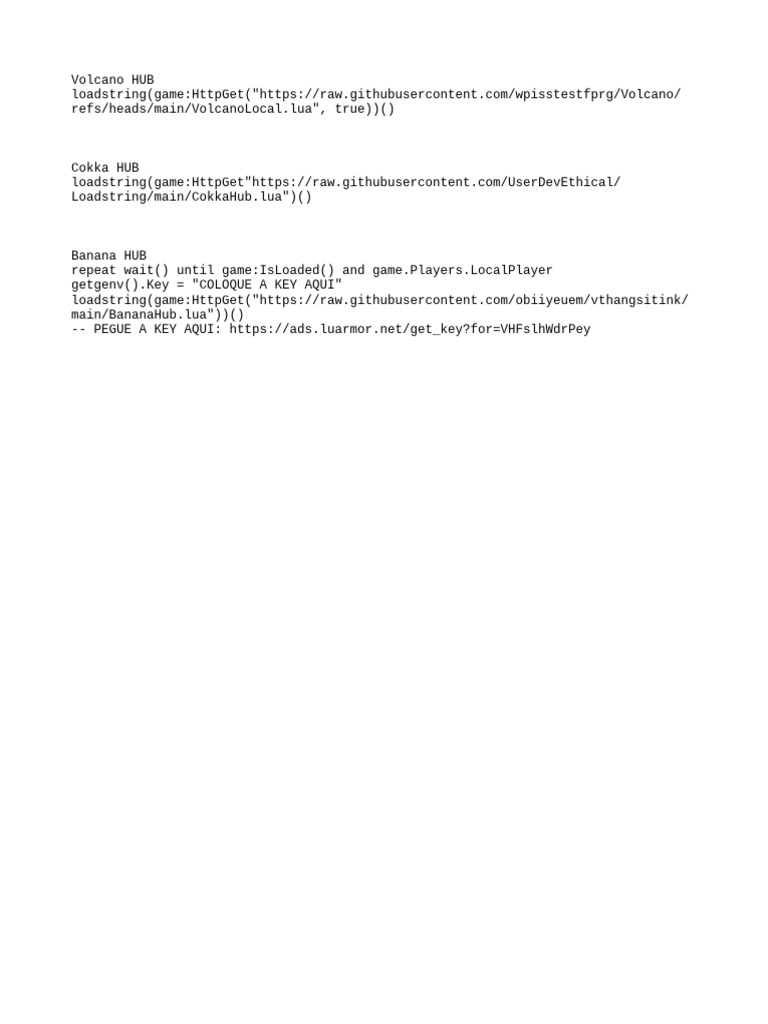 Roblox Game Hub Scripts Guide | PDF
