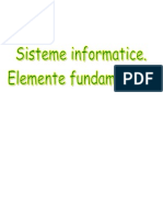 14103188 Sisteme Informatice Elemente Fundamentale