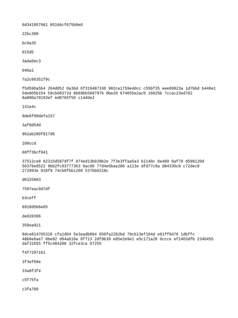 Unique Identifier List | PDF