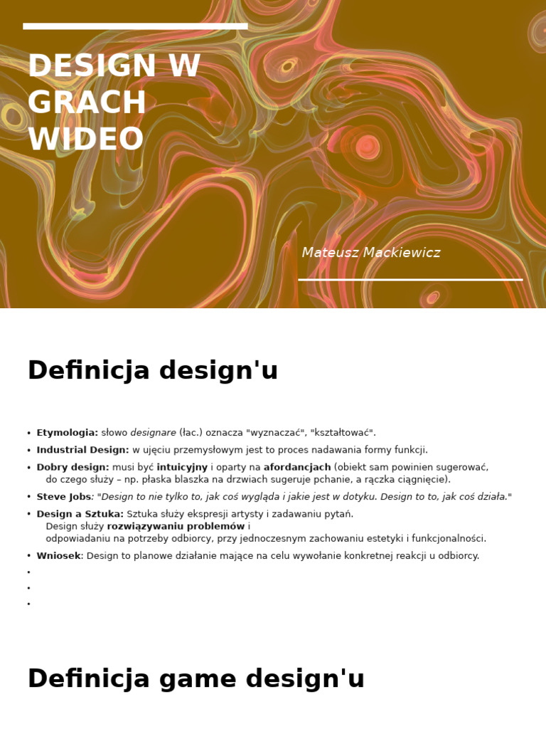 Game Design | PDF
