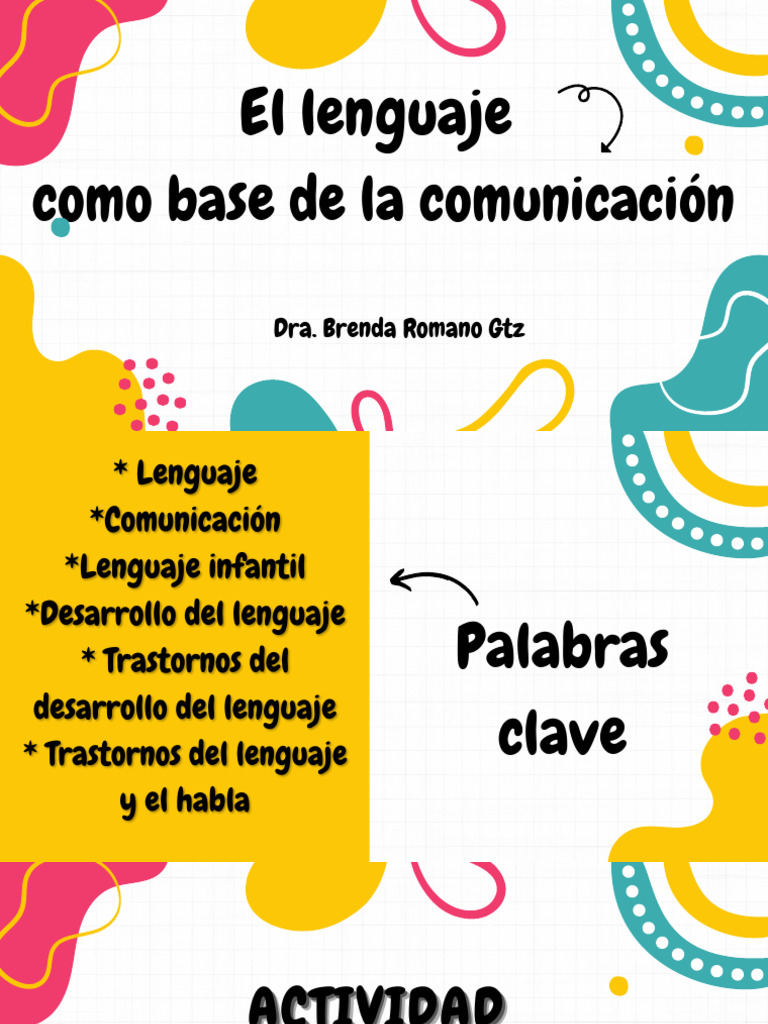 Desarrollo del Lenguaje y Comunicación | PDF | Comunicación | Palabra
