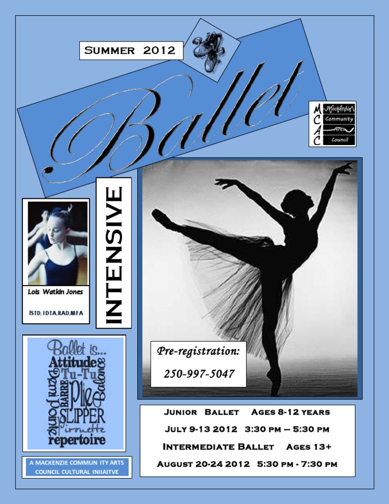 Summer Ballet Intensive 2012 Schedule | PDF