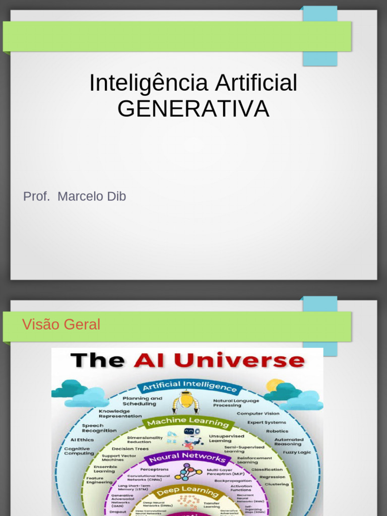 Introdução à IA Generativa e Transformers | PDF | Inteligência ...