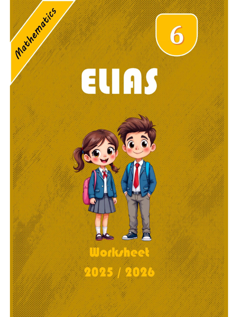 Elias - G6 - Worksheet 2026 | PDF