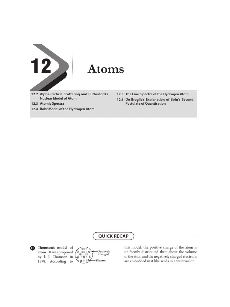 Atom Models and Spectral Series Explained | PDF | Atoms | Spectral Line