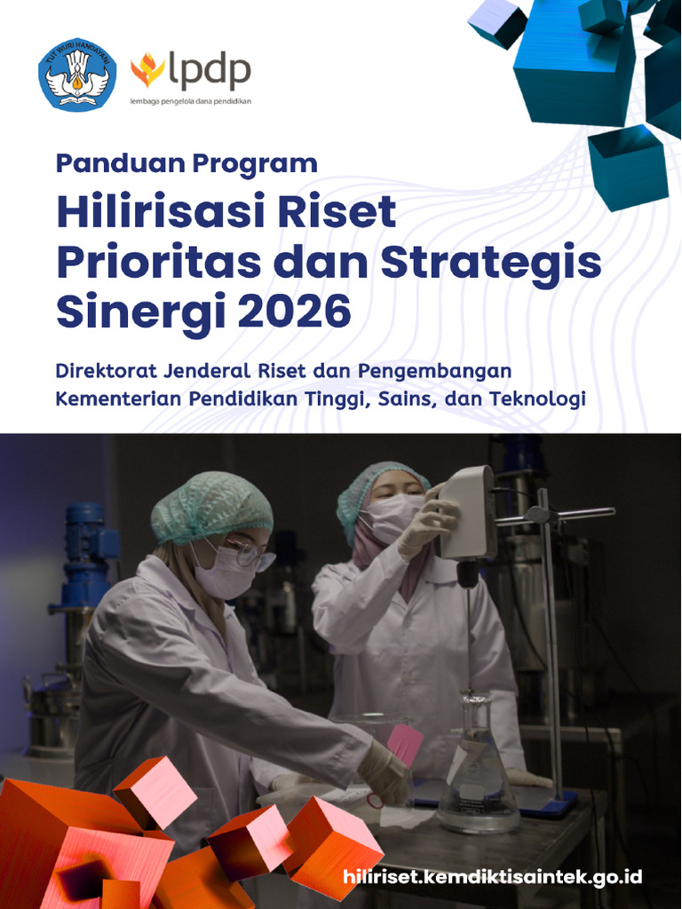Panduan Hilirisasi Riset SINERGI 2026 | PDF