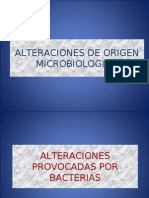 Alteraciones Microbiologicas