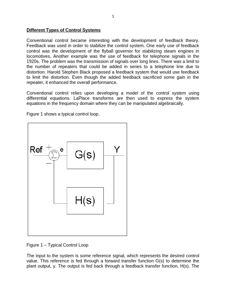 Types of Control Systems Explained | PDF | Control Theory | Mathematics