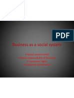 1. Business as a Social System