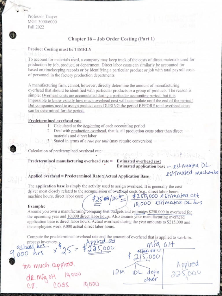 Chapter 16 Notes | PDF