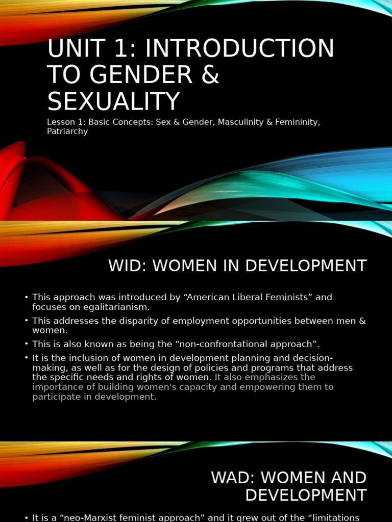 Gender and Sexuality Concepts Explained | PDF | Gender | Gender Studies