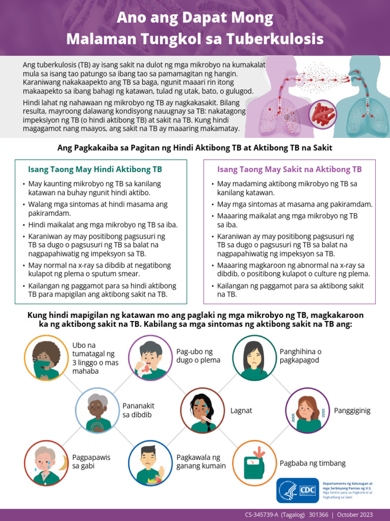 What You Need To Know About TB Tagalog | PDF