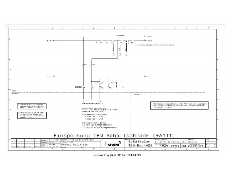 Connecting 24 V DC - TEM AGS | PDF