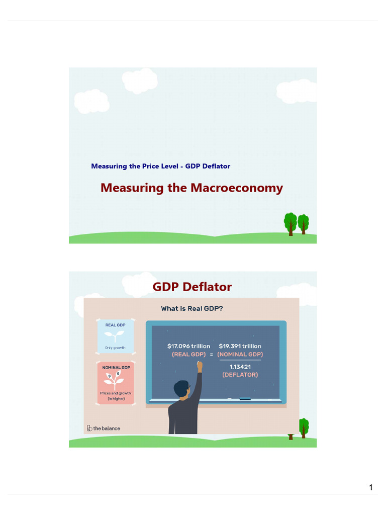 GDP Deflator and CPI Explained | PDF | Cost Of Living | Consumer Price ...