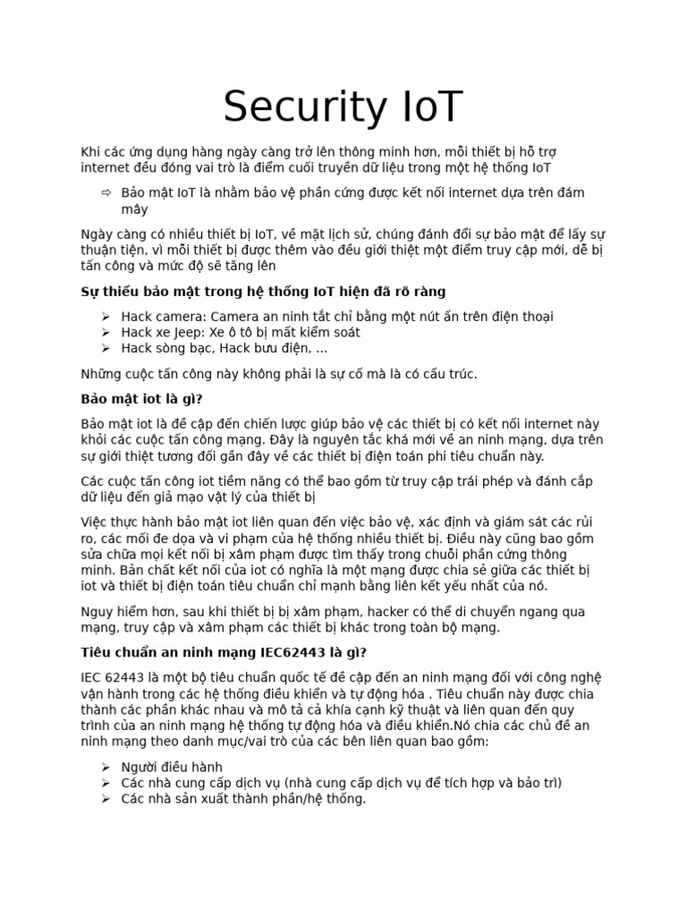 Security IoT | PDF
