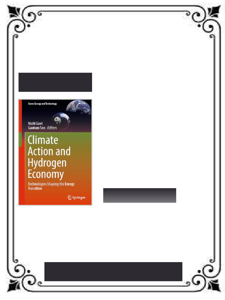 Climate Action and Hydrogen Economy: Technologies Shaping the Energy ...