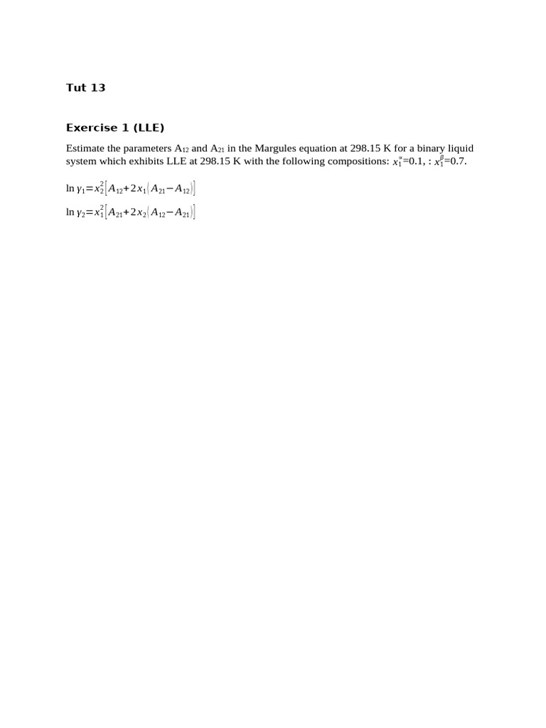 Tut 13 | PDF