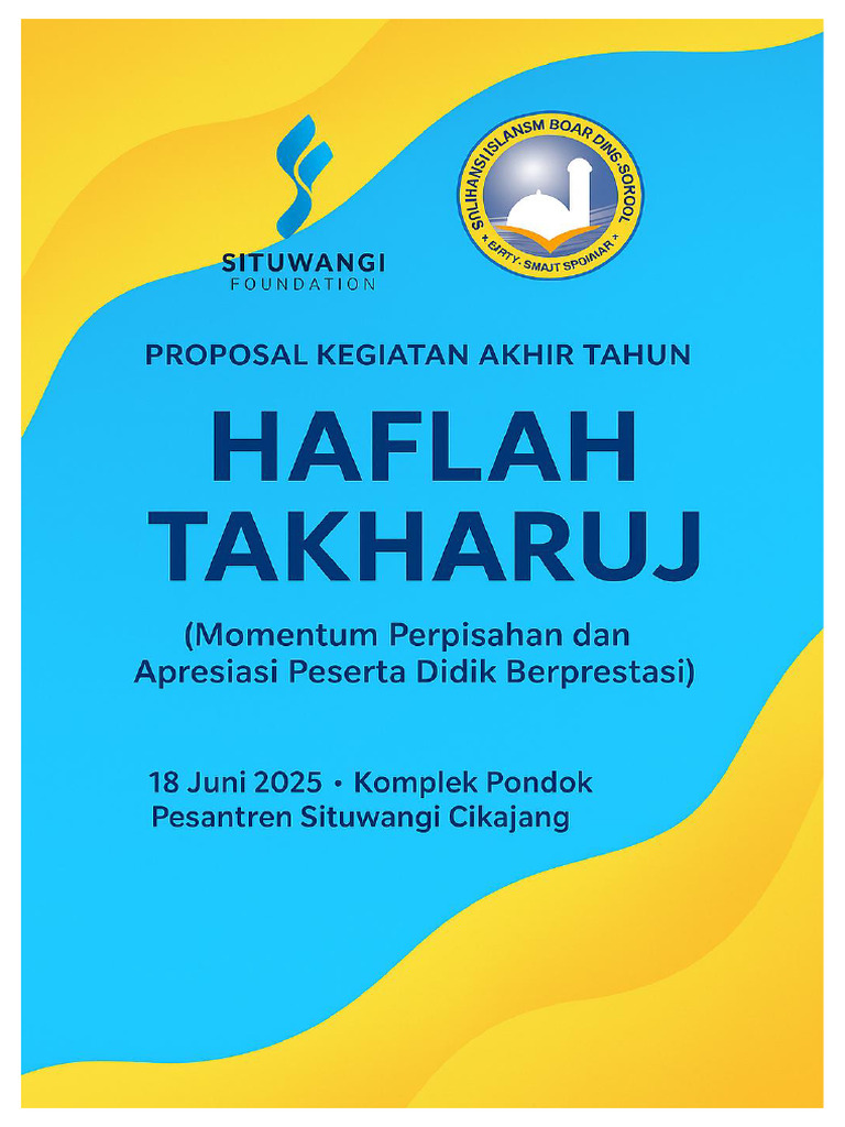 Proposal Haflah Takharruj 2025 Lengkap | PDF