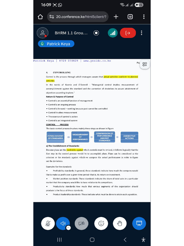 Online Princ - Management Notes | PDF
