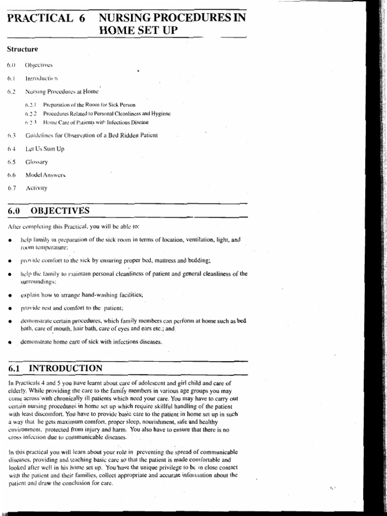 Home Setup Procedures | PDF
