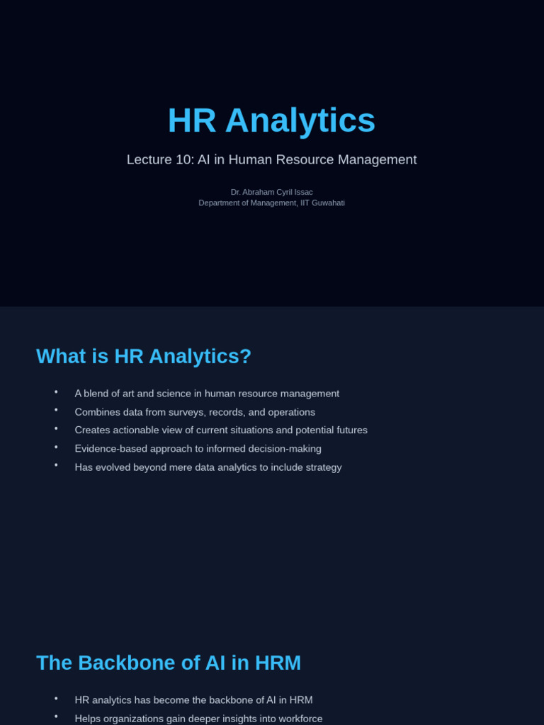 HR Analytics: AI in Human Resource Management | PDF | Analytics ...