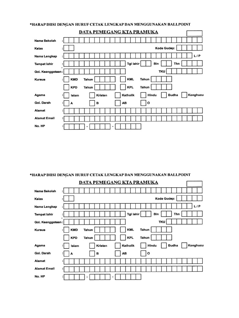 Form KTA | PDF