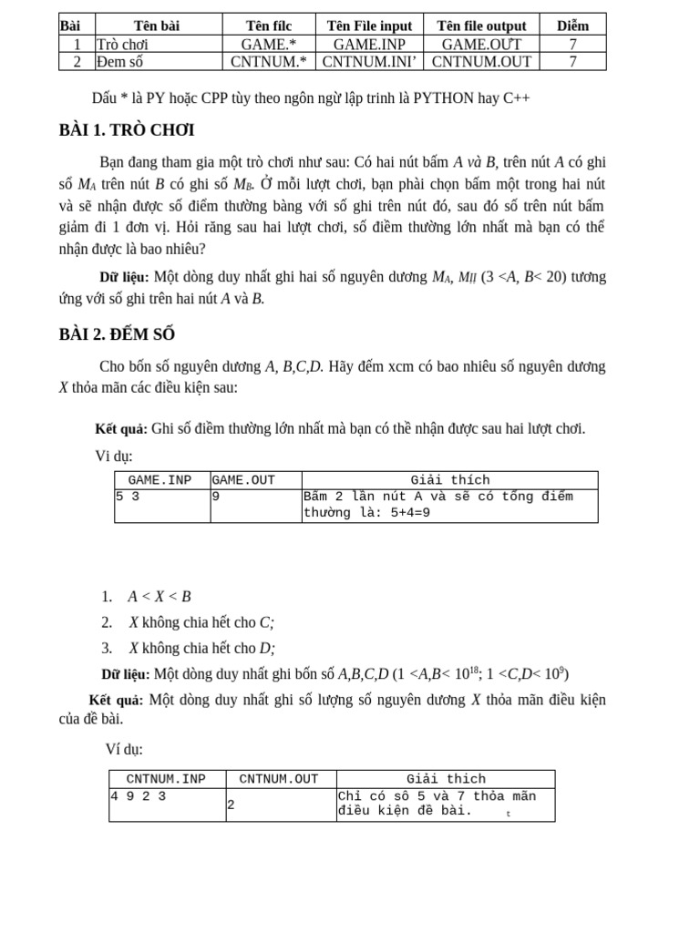 De HSG Tin 1 | PDF