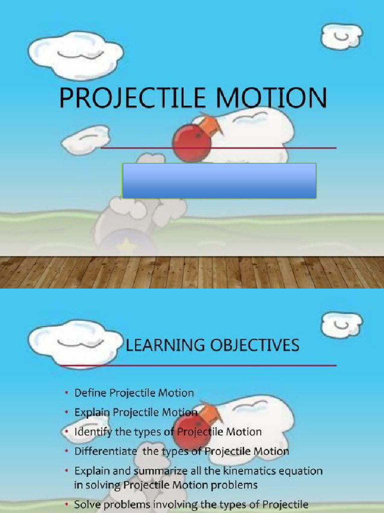 Projectile | PDF