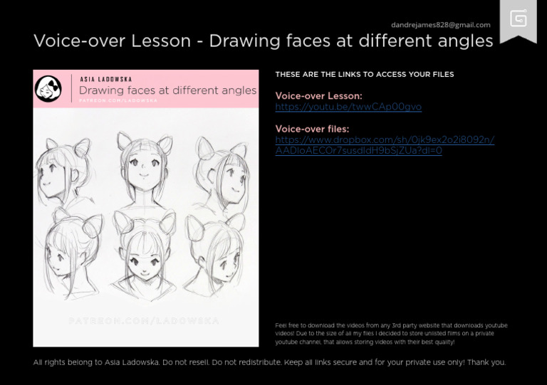 Drawing Faces at Different Angles | PDF