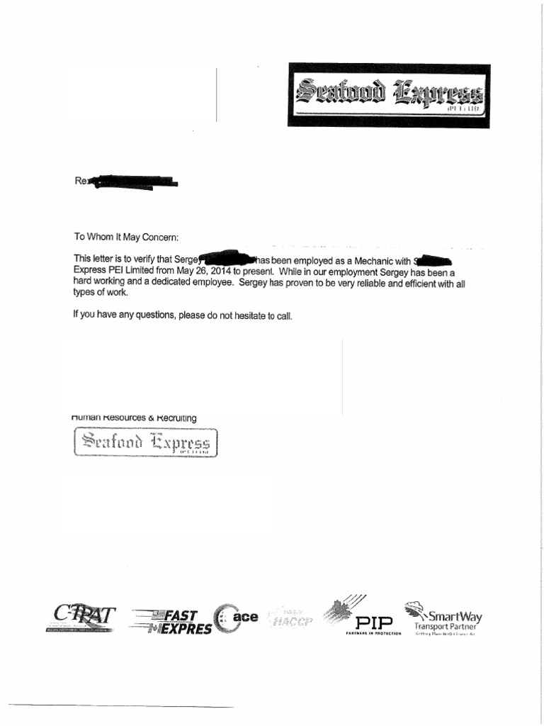 Sample Letters H&C | PDF