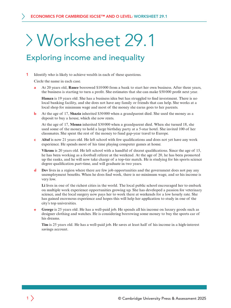 Income Inequality and Living Standards Analysis | PDF | Population ...