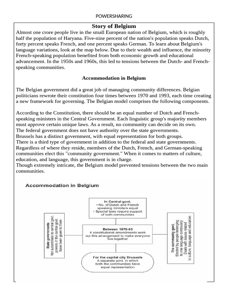 Power Sharing in Belgium and Sri Lanka | PDF | Belgium | Sri Lanka