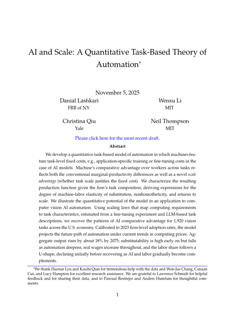 AI Automation: Task-Based Scale Model | PDF | Artificial Intelligence ...