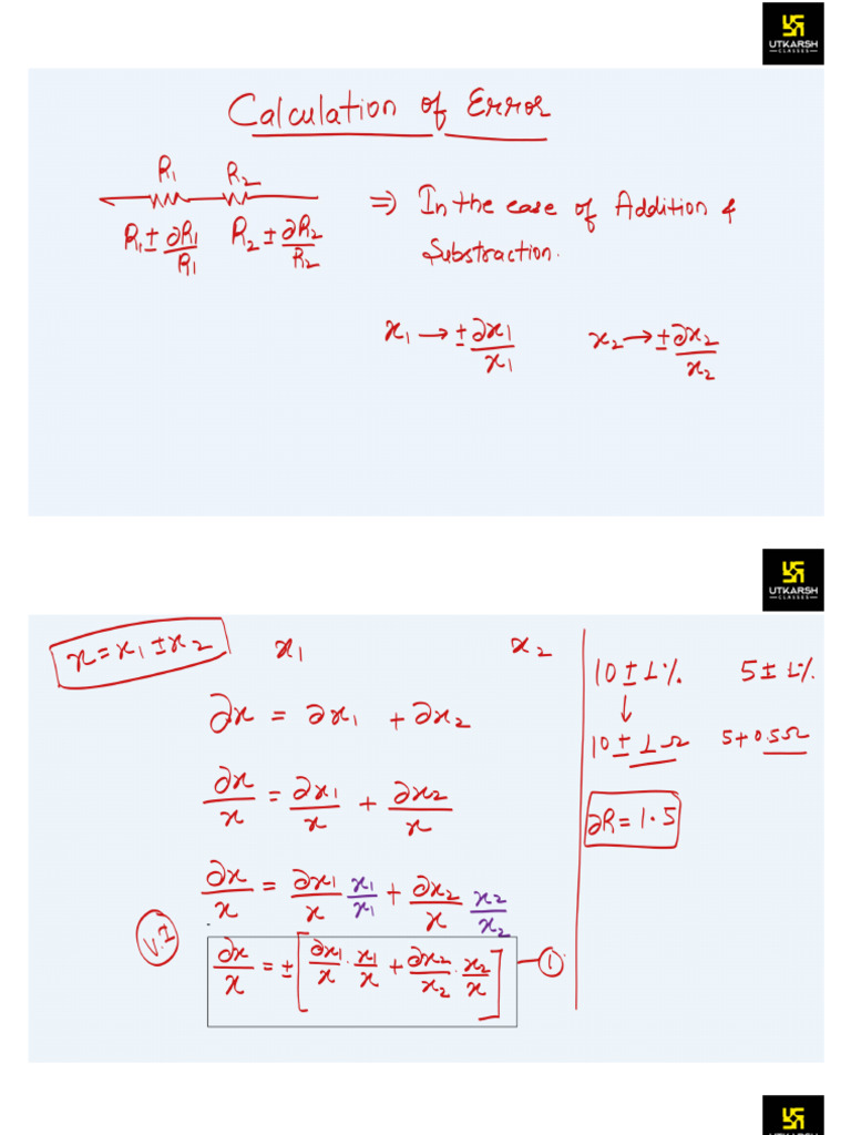 Part3calculationoferror 13586 13586 1596329 | PDF