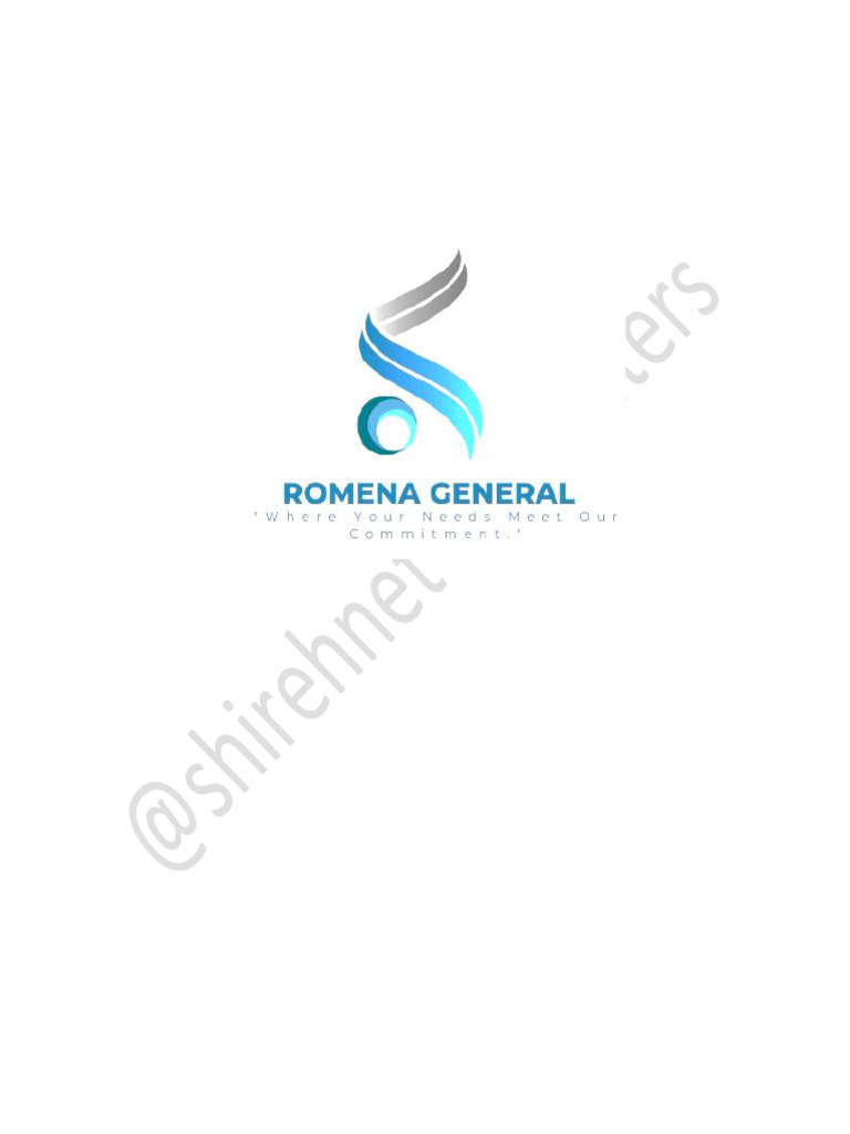 Romena General Business: Construction & Supplies | PDF | Supply Chain ...