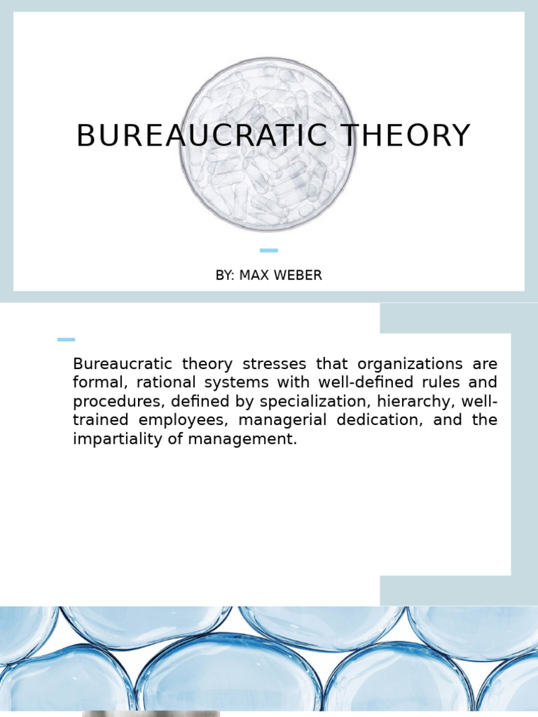 Bureaucratic Theory | PDF | Bureaucracy | Max Weber