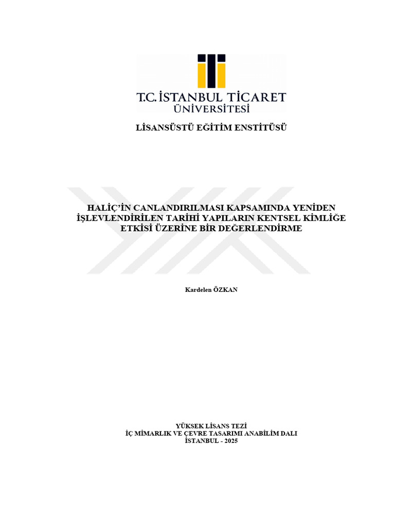 Thesis2025 An Evaluation On The Effect of Historical Structures Re ...