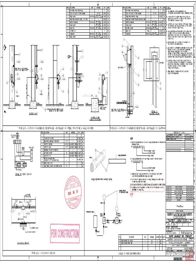 861 P Ta 556034 008 00cf8 Electrical Plan, Layout, Details Typical ...
