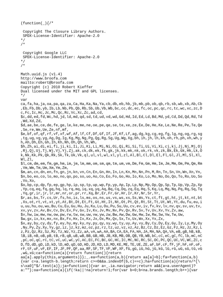 UUID Generation in JavaScript | PDF | Arithmetic | Theory Of Computation
