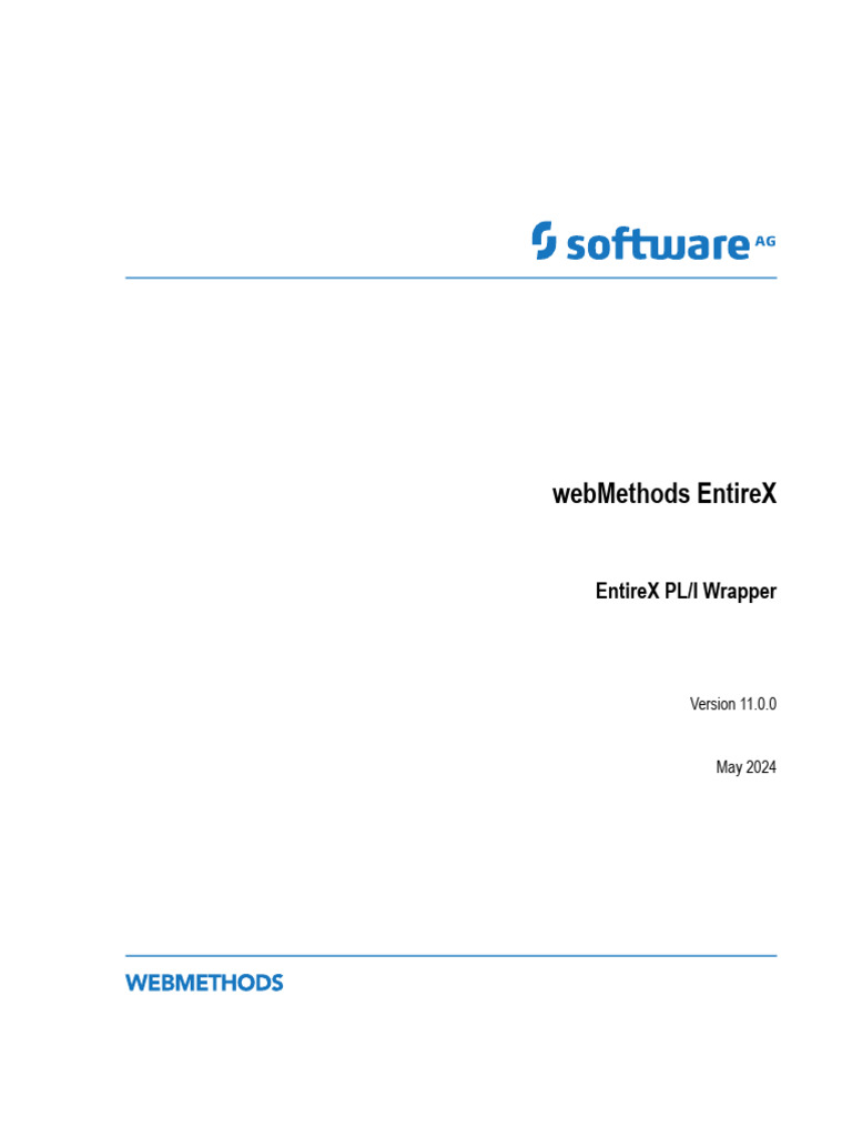 webMethods EntireX PL/I Wrapper Guide | PDF | Command Line Interface ...